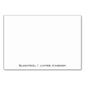 Stormy wolken in Blackpool Kaart (Achterkant)