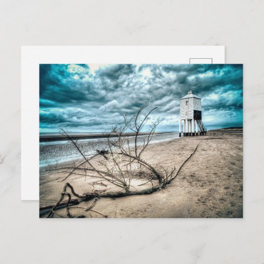 Stormy zee briefkaart (Voorkant / Achterkant)