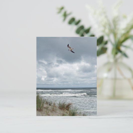 Stormy Zee Briefkaart (Staand voorkant)