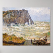 Stormy Zee in É tretat | Monet | Poster (Voorkant)