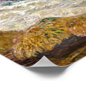 Stormy Zee in É tretat | Monet | Poster (Hoek)