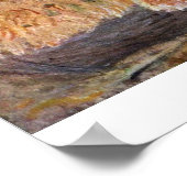 Stormy Zee (La Porte d'Aval) van Claude Monet Poster (Hoek)