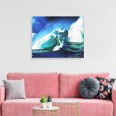 Stormy Zee Wrapped Canvas Afdruk (Insitu (Woonkamer))