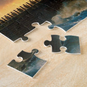 Stormy Zeeen op Roker Jigzaag Puzzle Legpuzzel (Zijkant)