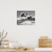 Stormy-Zeeen op Roker Poster/Print Poster (Keuken)