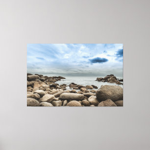 Stormy Zeeen Premium Wrapped Triptych Canvas Afdruk