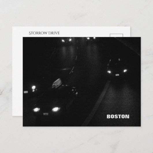 Storrow Drive, BOSTON Briefkaart (Voorkant / Achterkant)