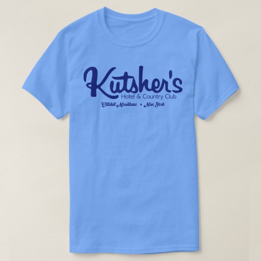 Stort Catskills Resort Kutshers Hotel en Land T-shirt (Design voorkant)