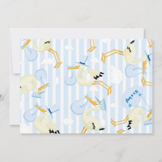 Stortbaby Shower Invitations Kaart (Voorkant)