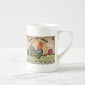 Stortende landrotatie porselein kop (Rechts)