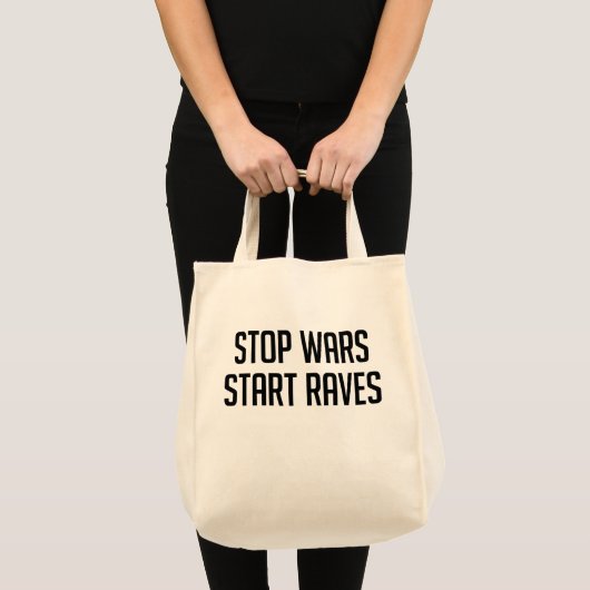 Stortende stralen begin tote bag (Voorkant (product))