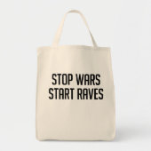 Stortende stralen begin tote bag (Voorkant)