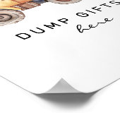 Stortgeschenken hier Minimale bouw Verjaardagsbord Poster (Hoek)