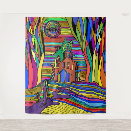 Storthuis Tapestry Wandkleed (Voorkant)