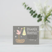 Stortnest Diaper Raffle Tickets (Staand voorkant)