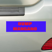 stortplaats voor mangano-bumper bumpersticker (Op auto)