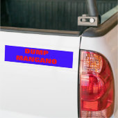 stortplaats voor mangano-bumper bumpersticker (Op Truck)