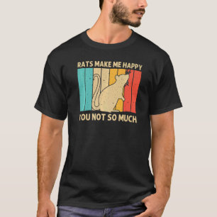 Stortplaats voor mannen, muis, rat rivierbedding t-shirt