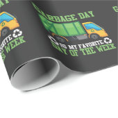 Stortplaats vuilnisafval cadeaupapier (Rol Hoek)