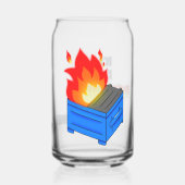 stortplaatshotel blikvorm glas (Achterkant)