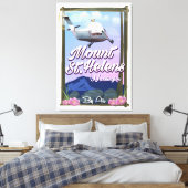 Stortposter St. Helens Washington Canvas Afdruk (Insitu (Slaapkamer))