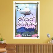 Stortposter St. Helens Washington Canvas Afdruk (Insitu (Woonkamer))