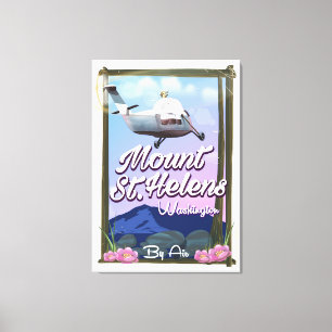 Stortposter St. Helens Washington Canvas Afdruk