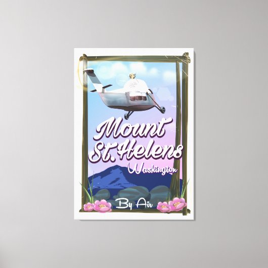 Stortposter St. Helens Washington Canvas Afdruk (Voorkant)