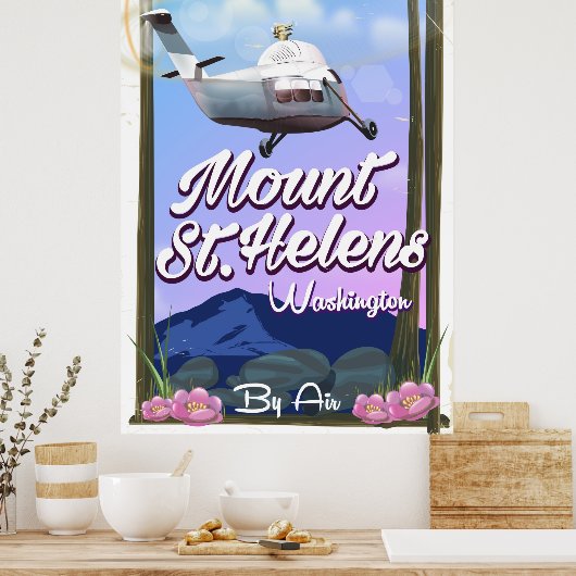 Stortposter St. Helens Washington Poster (Keuken)