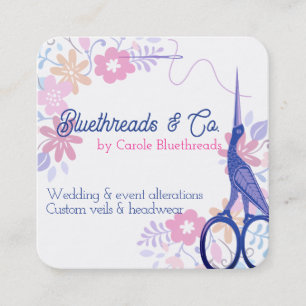 Stortschaar naadloze naadloze vervormingen kanteli vierkante visitekaartje