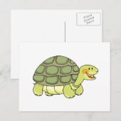 Stortschildpad Briefkaart (Voorkant / Achterkant)