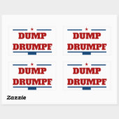 storttrommel rechthoekige sticker (Vel)