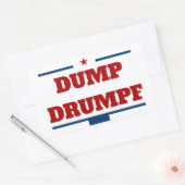 storttrommel rechthoekige sticker (Envelop)