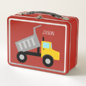 Stortwagen voor de wolbouw: naam Metal Lunch (Voorkant)