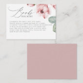 Storty Roos Flower Boots for Baby Enclosure Card Informatiekaartje (Voorkant / Achterkant)