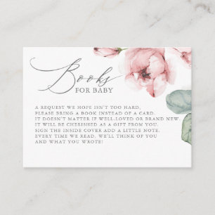 Storty Roos Flower Boots for Baby Enclosure Card Informatiekaartje