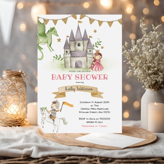 Story Book Baby shower Kaart