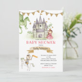 Story Book Baby shower Kaart (Staand voorkant)