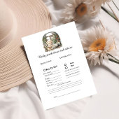 Story Book baby voorspelling Baby shower spel Kaar Advieskaart