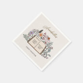 Story Book First Chapter Floral Girls Birthday Servet (Hoek)