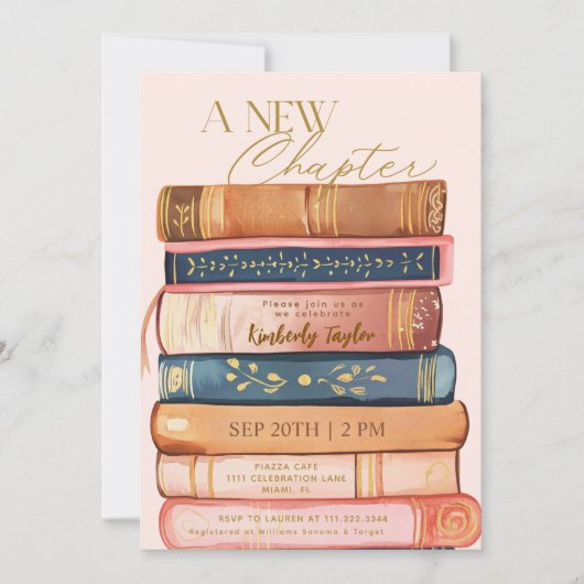 Story Book Library Een nieuw Chapter Vrijgezellenf Kaart (Voorkant)