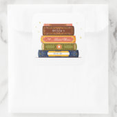 Story Book Library Naar het volgende hoofdstuk Vri Vierkante Sticker (Tas)
