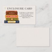 Story Book Library Vrijgezellenfeest Informatiekaartje (Voorkant / Achterkant)