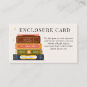 Story Book Library Vrijgezellenfeest Informatiekaartje (Voorkant)