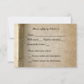 Story Book Meal RSVP Kaartje (Achterkant)