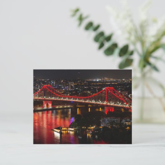 Story bridge & Brisbane city skyline Australië Briefkaart (Staand voorkant)
