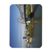 Story Bridge, Brisbane rivier, en Kangaroo Magneet (Verticaal)