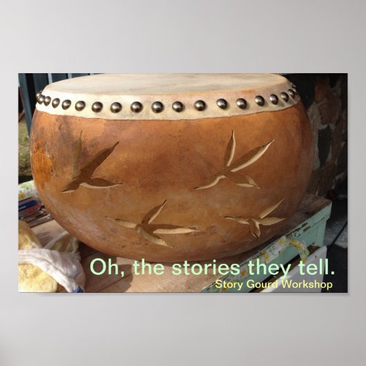 Story Gourd Poster - Rooster Gourd (Voorkant)