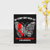 Story Is&#'; nog niet over het bewustzijn van hart Kaart (Gele Bloem)