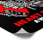 Story Is&#'; nog niet over het bewustzijn van hart Poster (Hoek)